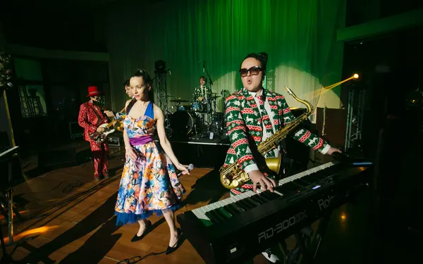 Кавер группа Стиляги Band и шоу-балет Стильный шейк на корпоративе в стиле Стиляги в г.Магнитогорск — фото 19